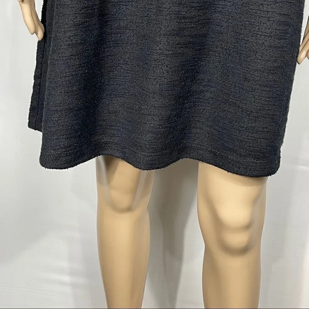 Loft Black Long Sleeve Midi Dress